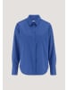 Hessnatur Hessnatur Bluse Relaxed aus reiner Bio-Baumwolle in kobalt