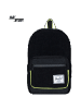 Herschel Pop Quiz 22 - Rucksack 43 cm (black crosshatch/black/raven crosshatch) in black enzyme ripstop/black /safety yellow
