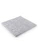 relaxdays 12 x Filzpinnwand in Grau - (B)30 x (H)30 x (T)0,9 cm