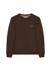 Polo Club Sweatshirt in Dunkelbraun