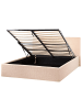 Beliani 2-tlg Doppelbett ORBEY in Beige