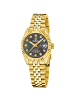 Festina Damenuhr Quarz Goldfarben/Perlmutt Schwarz 10 bar
