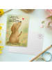 Mr. & Mrs. Panda Postkarte Hund Liebe Design mit Spruch in Weiß