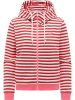 ragwear Sweatjacke Parya Stripes in Red