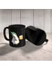 Mr. & Mrs. Panda Kaffeetasse Pinguin Bier ohne Spruch in Schwarz