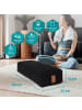 Lumaland #DoYourYoga Yoga-Bolster Paravati - gefüllt mit Dinkelspelz - 67x22x13cm - Schw