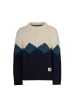 Band of Rascals Pullover " Fade " in blau