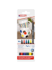 edding Porzellan-Pinselstift edding 4200 1-4mm Packung mit 6 Farben