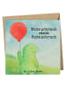 Mr. & Mrs. Panda Grußkarte Schildkröte Luftballon Design mit Spruch in Weiß