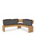 58 aufm Kessel ECKBANKGRUPPE Modern Dani 4 für 7 Personen Massivholz Wildeiche/Braun