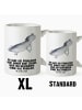 Mr. & Mrs. Panda Große Tasse Axolotl Schwimmen mit Spruch in Weiß