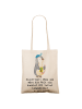 Mr. & Mrs. Panda Shopping Tasche Elektriker Helden mit Spruch in Creme