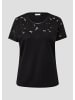 s.Oliver BLACK LABEL T-Shirt kurzarm in Schwarz