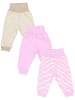 TupTam Baby Mädchen Lange Pumphose 3er Pack in rosa Modell 3