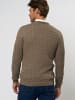 VINSON Pullover Grant in Brown Melange