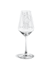 Mr. & Mrs. Panda Weißwein Glas Corgi Po mit Spruch in Transparent
