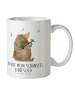Mr. & Mrs. Panda Camping Tasse Bär Lied mit Spruch in Weiß