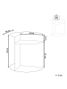 Beliani Beistelltisch TAGGART in Rot - (W) 40 x (H) 45 x (L) 40 cm
