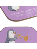 Mr. & Mrs. Panda Coaster Trombone Durchzieher mit Spruch in Lavendeltraum