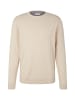 Tom Tailor Pullover BASIC CREW NECK in Beige