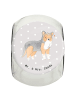 Mr. & Mrs. Panda Bonbonglas Shetland Sheepdog Moment ohne Spruch in Grau Pastell