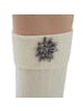 tectake Kurze Trachtensocken mit Muster, beige