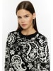 myMo ROCKS Damen Strick Pullover in Schwarz