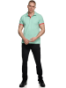 Rusty Neal Kontrast Polo Pique Shirt Regular Fit in Mint / Koralle