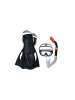 Bestway Tauchset Maske, Schnorchel, Flossen Schwarz Bestway 25020
