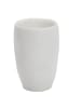 5five Simply Smart Zahnputzbecher INDONESIE, Polyresin in Weiß, Ø 7,5 cm