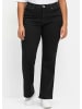 sheego Bootcut-Jeans in black denim