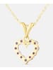 Diamant L'éternel Kette mit Anhänger, mit Amethyst, 375 Gelbgold