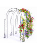 relaxdays Rosenbogen in Schwarz - (B)180 x (H)250 x (T)210 cm