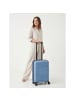 Redolz Essentials 11 4 Rollen Kabinentrolley 55 cm mit Dehnfalte cool blue