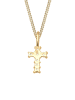 Elli Halskette 585 Gelbgold Kreuz in Gold