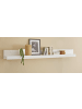 Furn.Design Wandboard weiß matt, Wandregal 217 x 22 cm, Derby