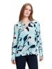 BETTY & CO Schlupfbluse mit Print in Mint/Nature