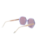 Skechers Frauen Sonnenbrille Quadratisch Lila