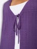 Sieh an! Strickjacke in lila