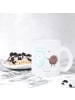 Mr. & Mrs. Panda Tee Tasse Milch Keks ohne Spruch in Transparent