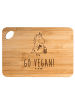 Mr. & Mrs. Panda Hackbrett Einhorn Vegan mit Spruch in Braun