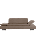 58 aufm Kessel SOFA 2,5-Sitzer Kaye Bezug Veloursstoff Metallfuß verchromt / sahara