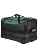 travelite Basics - Rollenreisetasche Plane 98/119L 70 cm erw. (black) in grün