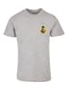 F4NT4STIC T-Shirt Rubber Duck Captain TEE UNISEX in grau meliert