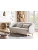 Beliani 3-Sitzer Sofa UMEA in Beige/Braun - (W) 190 x (H) 78 x (L) 85 cm
