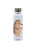 Mr. & Mrs. Panda Edelstahl Trinkflasche Igel Kuchenstück ohne Sp... in Weiß