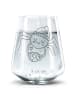 Mr. & Mrs. Panda Graviertes Glas Spinne Agathe Kaffee ohne Spruch in Transparent
