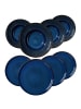 Ritzenhoff & Breker 8-tlg. Pizza & Pasta Set Aradeo in in blau