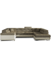 MF Design Lavin Recamiere Rechts in Beige -  (L) 340 x (B) 340 x (H) 90 cm
