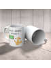 Mr. & Mrs. Panda Kaffeetasse Fuchs Lehrerin mit Spruch in Weiß